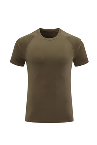 Camiseta de Verano Lisa y Delgada de 180g para Hombre, Ecológica, de Secado Rápido, Transpirable, con Cuello Redondo y Manga Corta, Estilo Casual, Venta al Por Mayor - Product Image 4