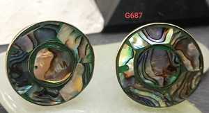 Bohemia <b>abalone</b> <b>shell</b> Brass Rings Gold Plated Women's anniversary Gift Jewelry - Product Image 1