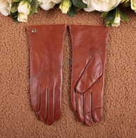 Gants de mode chauds coupe-vent/Gants en cuir d'hiver doublés de laine/Gants d'hiver par temps froid