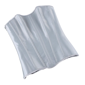 Corset sous-poitrine en cuir PU bio personnalisé OEM ODM avec fermeture à agrafes, antibactérien et respirant, pour sculpter la silhouette - Product Image 3