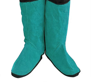 JNM SAFETY JNM-5254 รองเท้าคลุมรองเท้าป้องกันการเชื่อมแบบหนังวัวแท้ ทนทาน เป็นมิตรกับสิ่งแวดล้อม ได้รับการรับรองมาตรฐาน CE ระดับ D สำหรับงานอุตสาหกรรม - Product Image 3