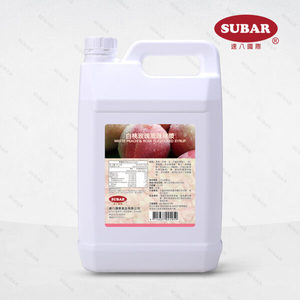 Jarabe con Sabor a Melocotón Blanco y Rosa - Product Image 2