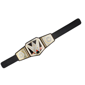 Cinturón de Campeonato WWE con Correa Negra, Diseño Dorado y Detalles de Diamantes, Título Personalizable para Fanáticos - Product Image 2