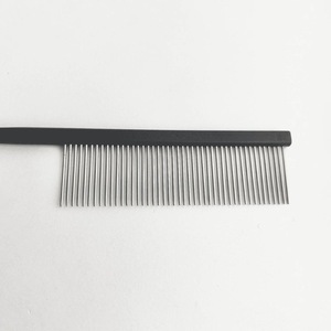 Peigne à queue de rat en métal noir durable, vente en gros, peigne de sectionnement des cheveux, fournisseur de peignes à dents fines - Product Image 6