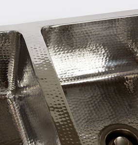 อ่างล้างจานสเตนเลสแบบติดตั้งใต้เคาน์เตอร์ทรงเหลี่ยมคู่ ขายดี สำหรับครัวหรู จากซัพพลายเออร์อินเดีย - Product Image 6