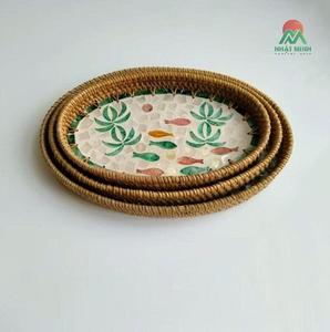 Novedad: Bandeja de Té Decorativa Nórdica de Lujo con Diseños Florales Coloridos y Múltiples Diseños, para Almacenamiento de Joyas y Alimentos - Product Image 1