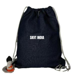 Sac à dos en coton imperméable réutilisable de haute qualité pour hommes, avec cordon de serrage, logo personnalisable, capacité de 23 L, tendance, pour les voyages - Product Image 4