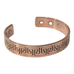 Brazalete de Terapia Magnética de Cobre Puro Ecológico Moderno Directo de Fábrica, Ancho Personalizable, Intensidad Magnética Ajustable - Product Image 2