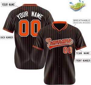 Camiseta de Béisbol/Fútbol Personalizable de Talla Grande con Cuello en V, Secado Rápido, Absorción de Humedad, Transpirable, 100% Poliéster - Product Image 5