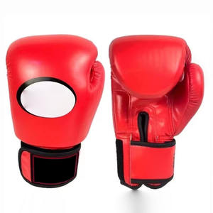 Guantes de Boxeo de Piel de Vacuno Genuina de Calidad, Color Marrón Personalizado, con Cierre de Velcro, Guantes de Boxeo para Niños, Material de PU Ligero - Product Image 4