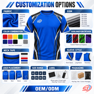 เสื้อยืดกีฬาผู้ชายแบบแห้งเร็ว ระบายอากาศได้ดี รับผลิตตามแบบ OEM - Product Image 3