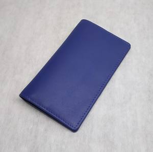 Genuine Leather Card <b>Holder</b> <b>Wallets</b> Mini Bi Fold Long Passport Purse RFID Blocking Custom Branded 14x8.5cm Fashion Wholesale - Product Image 6