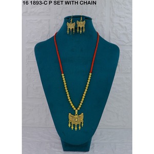 Luxury Exquisite Fashionable Middle Eastern Dubai <b>Wedding</b> Jewelry Sets Ethnic Copper Alloy Gold-Plated Women's Necklace Earrings - Product Image 6