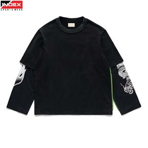 T-shirt double couche Smart Look, tissu respirant et confortable, pour hommes et femmes, décontracté, à porter au quotidien, tendance de la mode - Product Image 1