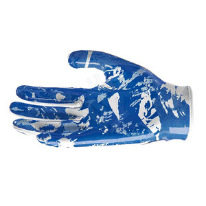 American Football Gloves Leather Full Finger Durable Training Gloves Strong Grip Non-Slip <b>Hook</b> Loop Closure for Match Practice - Product Image 4