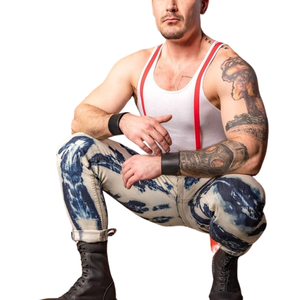 Bretelles en coton pour hommes, six couleurs au choix, ajustement réglable, style classique, tenue décontractée - Product Image 5