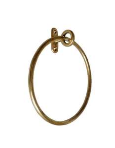 Durable Iron Metal Towel Ring With <b>Strong</b> Wall Mount Design Ideal For Residential And Commercial Bathrooms - Product Image 5