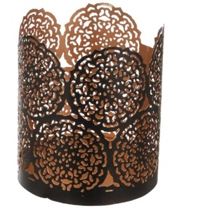 Candelabro Decorativo para Mesa de Hotel, Diseño Exclusivo, Portavelas Votivas con Acabado Dorado - Product Image 2