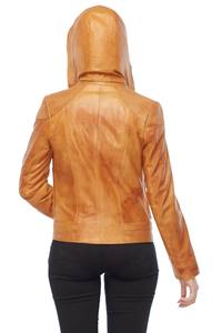 Chaqueta de Cuero con Capucha Desmontable para Hombre de la Mejor Calidad - Product Image 2