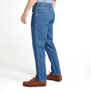 Pantalones Vaqueros de Mezclilla al por Mayor OEM de Corte Recto Transpirables para Uso Casual, Pantalones Vaqueros Personalizados con Lavado Vintage, Pantalones Apilados para Uso Diario - Product Image 2