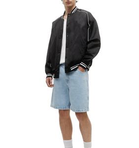 Veste universitaire en satin 100% polyester personnalisée avec logo d'équipe sportive et de club, lettreman, pour hommes - Product Image 4