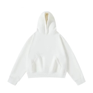 Men's Olive Green Hooded Sweatshirt Oversized Fit Casual Fleece Long Sleeve Pocket Design Autumn Wear - Product Image 3