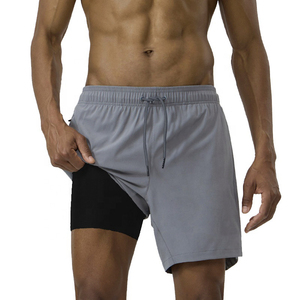 Pantalones cortos de compresión transpirables para hombre, para correr, gimnasio, entrenamiento físico, ciclismo, deportes atléticos - Product Image 5