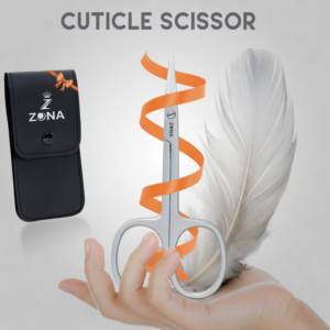 Tijeras Profesionales Multifuncionales para Cutículas ZONA con Cuchilla Recta Extra Fina de Acero Inoxidable Afilado para Manicura y Arte de Uñas - Product Image 3