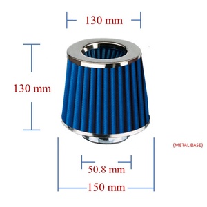 Filtro de aire de cuello B de alto flujo de 2 pulgadas con tela no tejida - Product Image 1