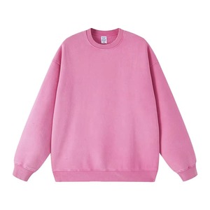 เสื้อสเวตเชิ้ตคอกลมสีเขียวทรงโอเวอร์ไซส์สำหรับผู้ชาย ผ้าฝ้าย 100% เฟรนช์เทอร์รี่ ทรงปกติ แขนยาว ถักทอ สวมใส่สบายๆ สำหรับฤดูใบไม้ร่วง - Product Image 3