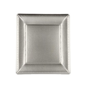 Large Decorative <b>Black</b> Charger <b>Plates</b> for Fine Dining Contemporary Set of <b>Black</b> Table Charger <b>Plates</b> for Events - Product Image 2