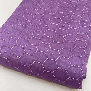 Premium Malty Embroidery Fabric <b>Sequin</b> Embroidered Mesh Lace Fabric for Wedding Bridal Couture and Fashion Apparel - Product Image 6