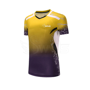 Vente directe d'usine, uniforme de tennis respirant en polyester pour hommes, fabriqué au Pakistan, vêtements de sport de haute qualité personnalisables - Product Image 3