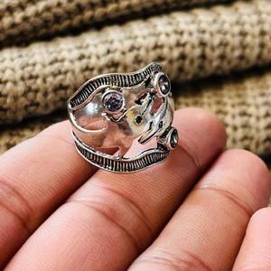 Fashionable Latest Amethyst Dolphin <b>Ring</b> Silver Plated Hollow <b>Ring</b> <b>Chunky</b> Cocktail <b>Ring</b> Dainty Dolphin Wholesale <b>Ring</b> For Women - Product Image 6
