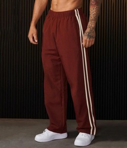 Nouveau pantalon de sport décontracté en coton coupe droite pour homme – Idéal pour la gym, le fitness, le jogging, la course en extérieur, la randonnée – Personnalisable – Tailles plus - Product Image 4