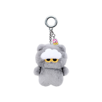 Porte-clés miniatures Line Friends Zoa, thème G-Dragon K-POP, mignon, en plastique gris
