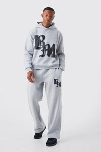 Ensembles de survêtements d'hiver respirants en molleton 100 % coton de haute qualité pour hommes, grandes tailles, manches régulières, personnalisables - Product Image 3