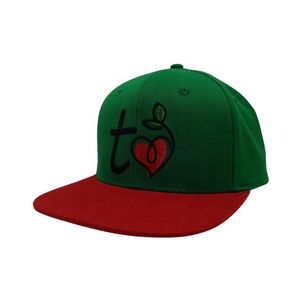Embroidery Custom Logo 6-Panel Waterproof Canvas Baseball <b>Caps</b> Two Tone Colors <b>Flat</b> Brim Snapback Wholesale Branded Sport <b>Caps</b> - Product Image 1