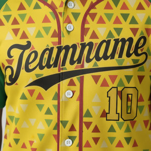 Ensemble uniforme de baseball personnalisé en gros, 100 % polyester, anti-humidité, imprimé personnalisé, unisexe, pour adultes, ensemble uniforme de softball - Product Image 4