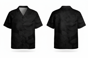 Camisa de Vestir con Botones y Manga Corta con Estampado Personalizado de Último Diseño, Camisa Informal de Verano Estilo Hawaiano, Ligera, Transpirable y a la Moda - Product Image 3