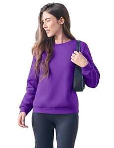 Sudadera de Mujer de Alta Calidad, Cuello Redondo, Informal, de Forro Polar, Cálida para Invierno - Product Image 1