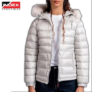 Veste matelassée pour femme, mode streetwear de luxe, OEM ODM, veste d'hiver isolée, vente en gros - Product Image 3