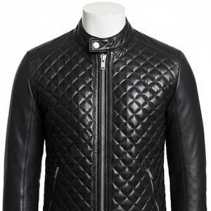 Ventes chaudes, meilleure qualité, nouvelle arrivée, veste en cuir de vache véritable à la mode pour homme, veste de moto - Product Image 2