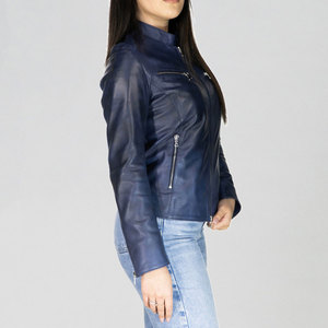 <b>Leather</b> <b>Jacket</b> Women <b>Long</b> Sleeve Crop Tops <b>Jacket</b> For Women High Quality <b>Jacket</b> For Winter Casual Wear - Product Image 3