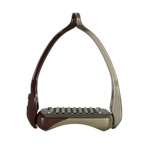 Estribos de Seguridad para Caballos, los Más Vendidos, con Barra Superior Angulada para Mayor Comodidad, Base Ancha de Cuero, Accesorios Ligeros - Product Image 2