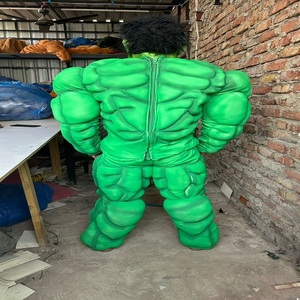Disfraz de Mascota SHIVA TAILOR, Personaje Musculoso Verde Dinámico, para Eventos Corporativos, Fiestas Temáticas, Espectáculos de Entretenimiento, Unisex - Product Image 2