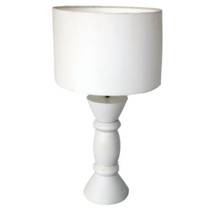 Lámpara de aceite de madera blanca hecha a mano, adorno moderno para el hogar |   Venta al por mayor - Product Image 1