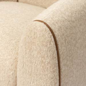 Fauteuil d'appoint moderne rembourré, fauteuil de salon capitonné, siège de détente en tissu doux pour salon et hôtel - Product Image 3