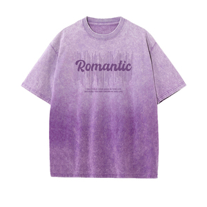เสื้อยืดเจอร์ซีย์ผ้าฝ้ายแท้ 100% สไตล์โรแมนติก ทรงโอเวอร์ไซส์ แขนสั้น คอกลม ลำลอง ระบายอากาศได้ดี พิมพ์ลายด้านหน้า - Product Image 6