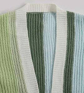 Suéter de Mujer con Mangas Farol, Tejido, Holgado, Suave y Cálido, Estilo Europeo, Ropa de Moda para Damas - Product Image 3